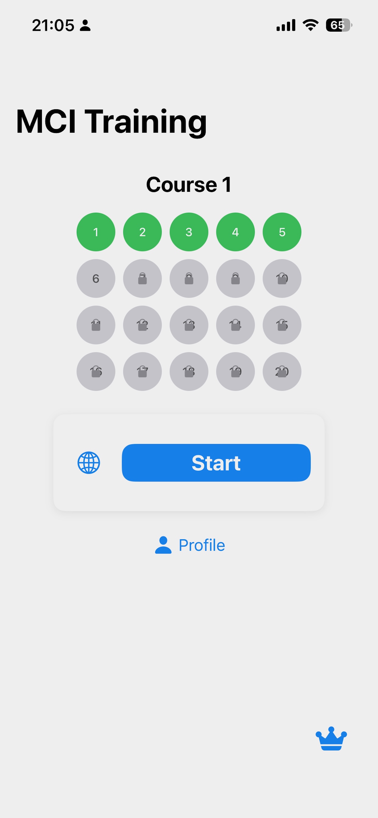 Home Screen